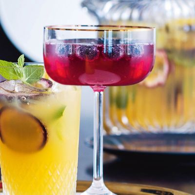 Blueberry Lemonade With Gin