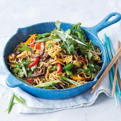 Cantonese Beef & Hokkien Stir-Fry