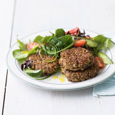 Caramelised Onion & Lentil Patties
