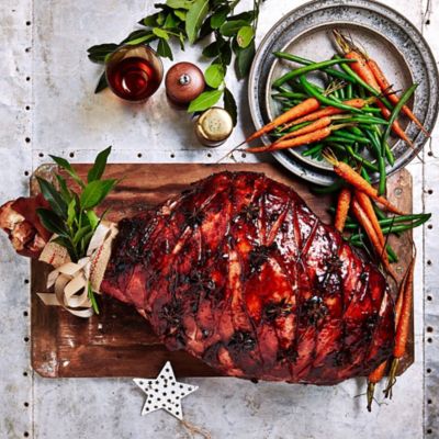 Cherry & Star Anise Glazed Ham