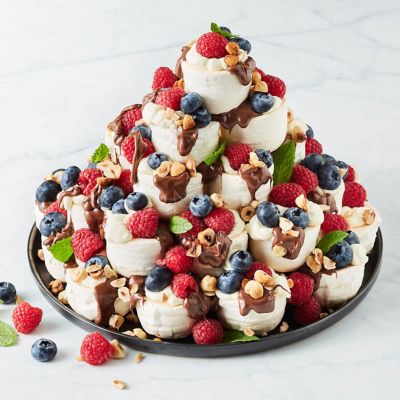 Chocolate Hazelnut Pavlova Tower