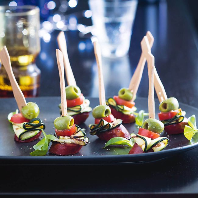 Chorizo & Zucchini Skewers