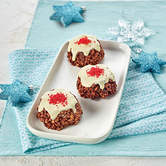 Crispy Chocolate Puddings
