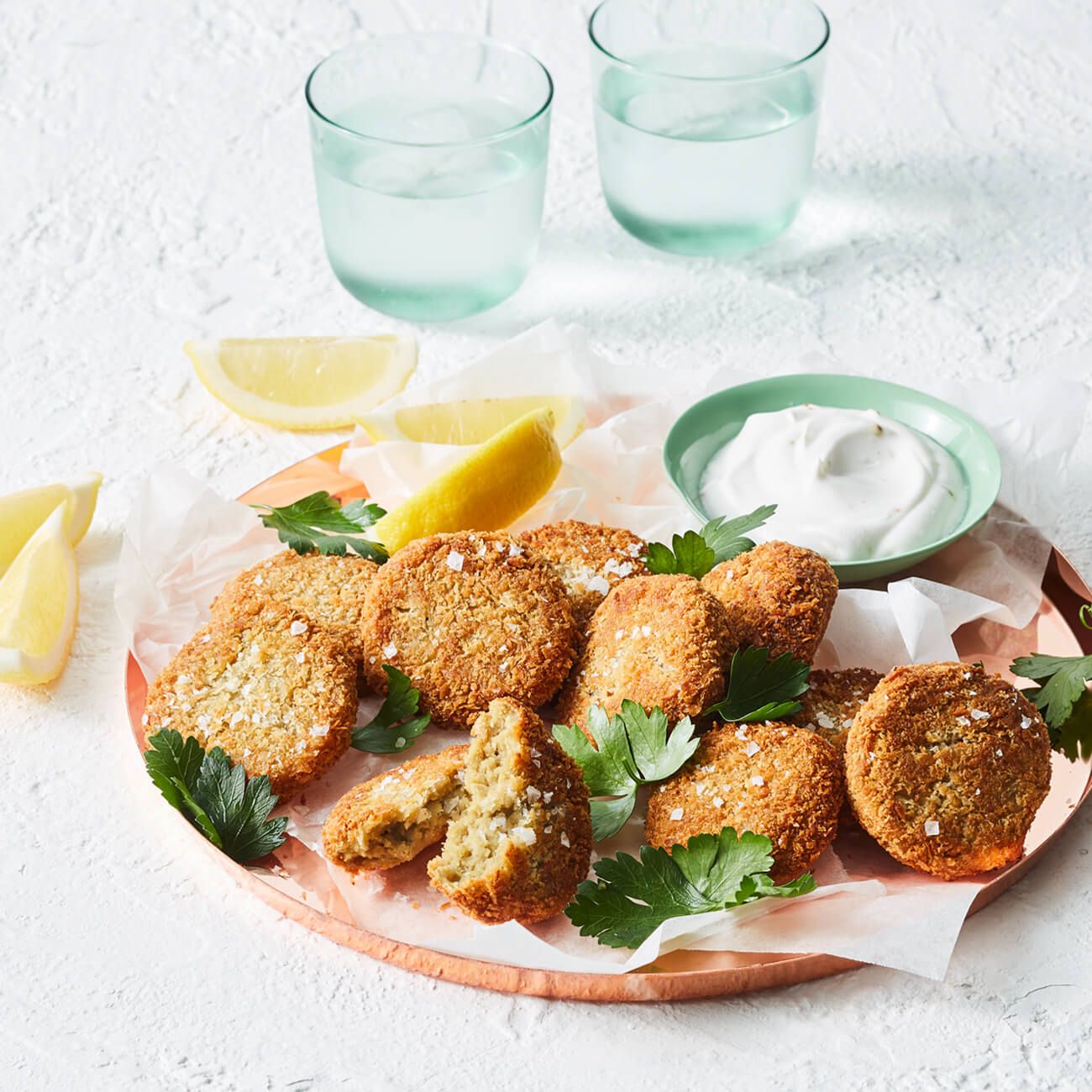 Eggplant And Chickpea Bites 