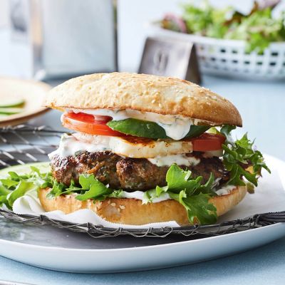 Lamb & Haloumi Burgers