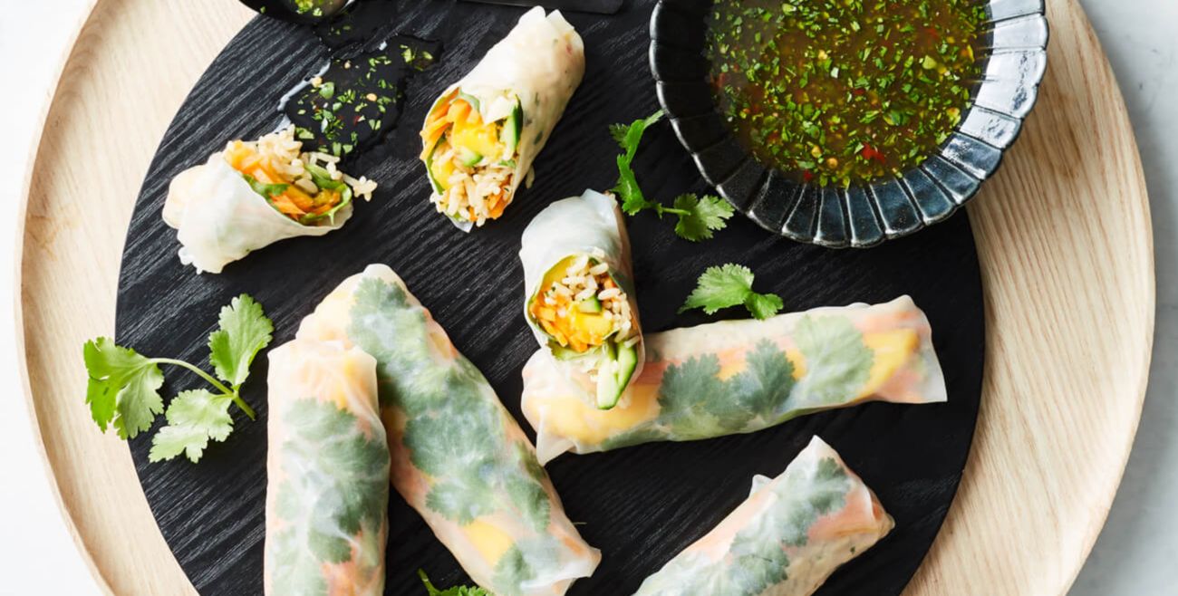 Mango Rice Paper Rolls Recipe Woolworths