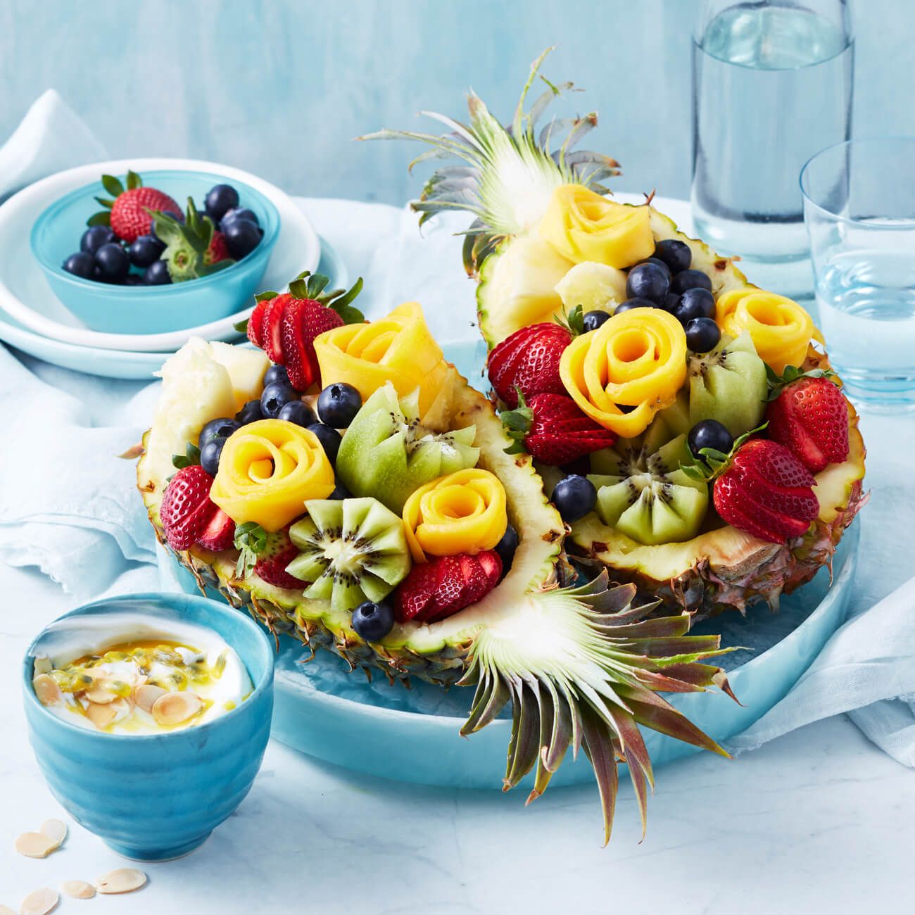 Pineapple fruit on sale platter ideas