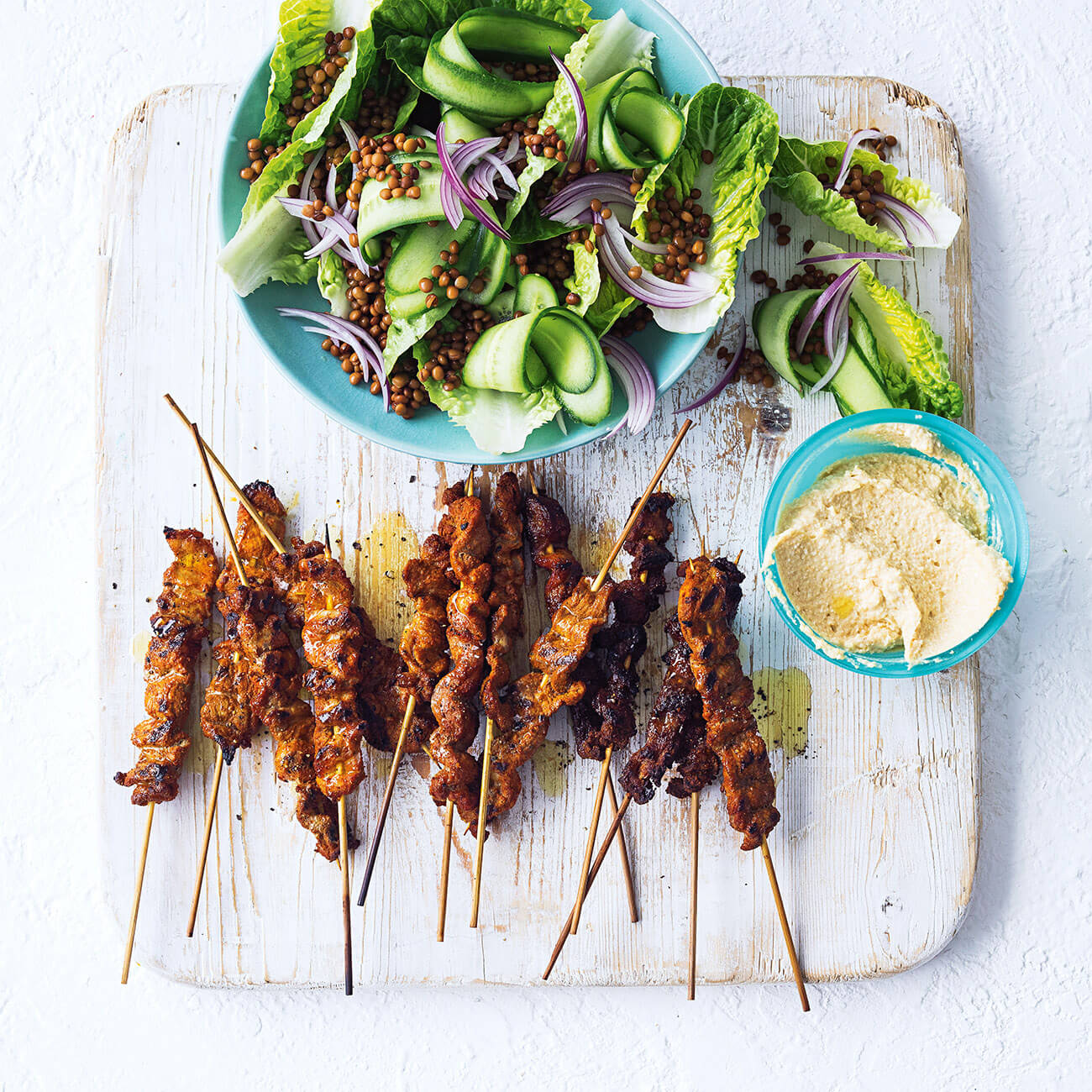 Pork Shawarma Skewers
