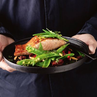 Sugar Snap Pea & Chorizo Salad