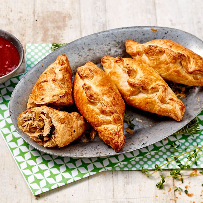 Leftover Turkey And Cheese Pasties