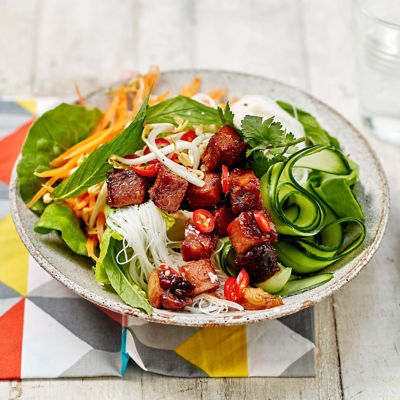 Vietnamese Caramelised Pork Salad