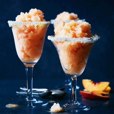 Boozy Nectarine Sorbet