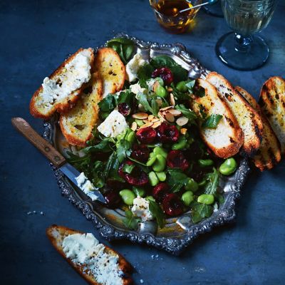 Cherry & Goat's Cheese Salad