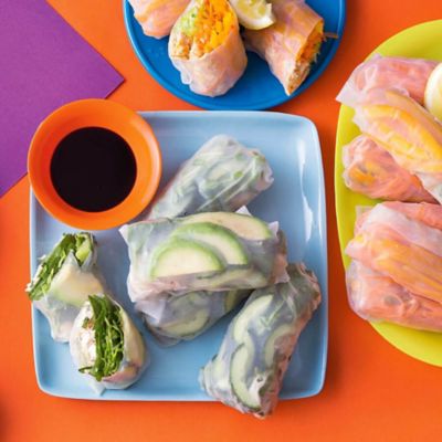 Chicken & Avocado Rice Paper Rolls