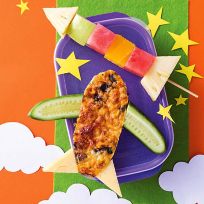 Corn, Sweet Potato & Quinoa Aeroplane Frittata