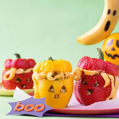 Creepy Capsicum Jack O'Lanterns