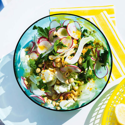 Fennel & Feta Salad With Roasted Garlic Dressing