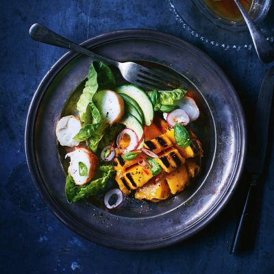 Lobster Salad With Grilled Mango