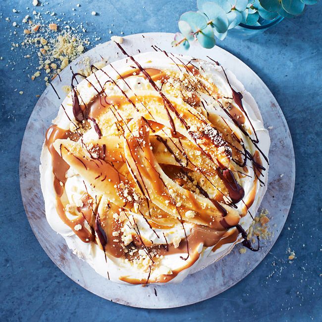 Salted Caramel Banoffee Pavlova