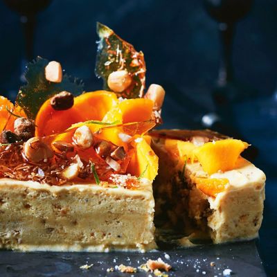 Salted Coconut & Mango Semifreddo