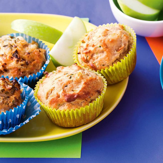 Zucchini & Apple Muffins