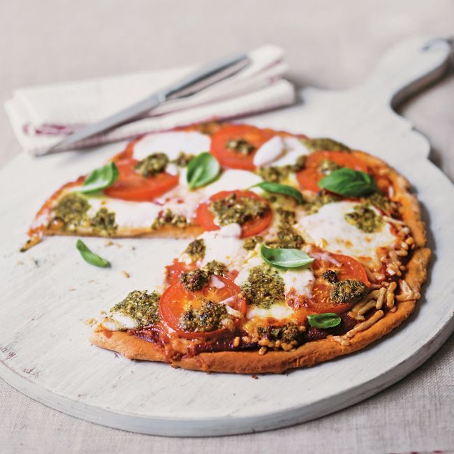 Margherita Scone-based Pizza