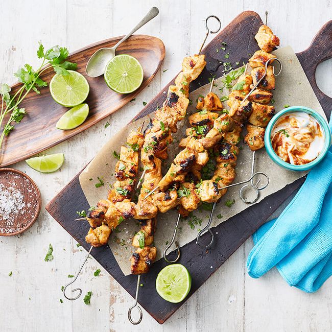 Chicken Coconut Skewers
