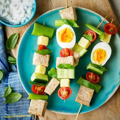 Egg & Tomato Skewers