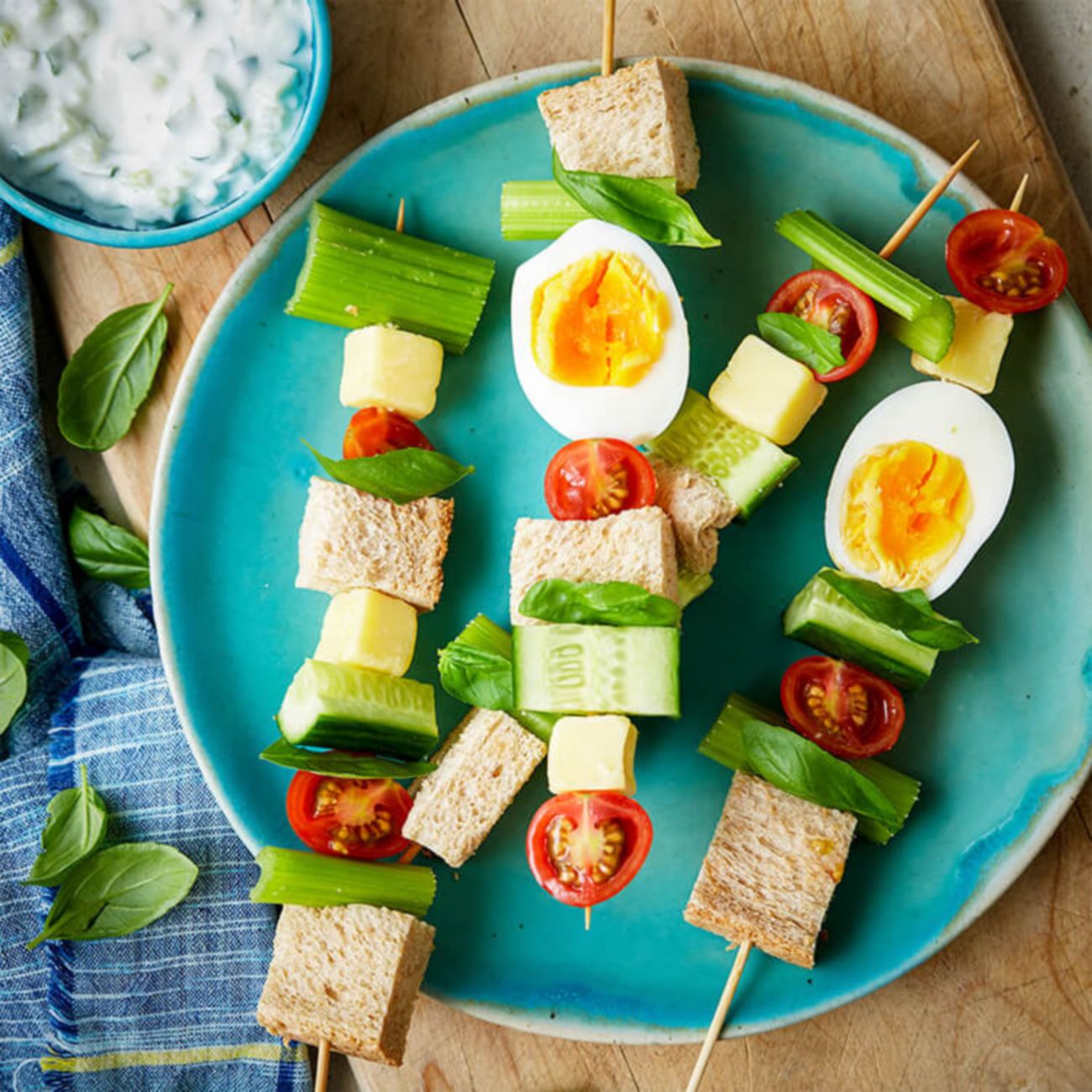 Egg & Tomato Skewers