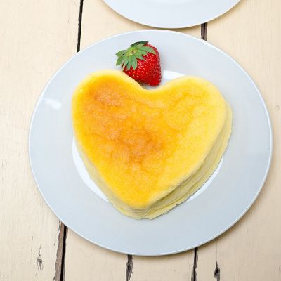 Heart Cheesecakes
