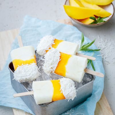 Mango Coconut Pops