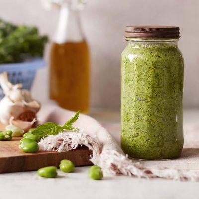 Bean & Broccolini Pesto