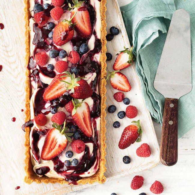 Boysenberry Cheesecake