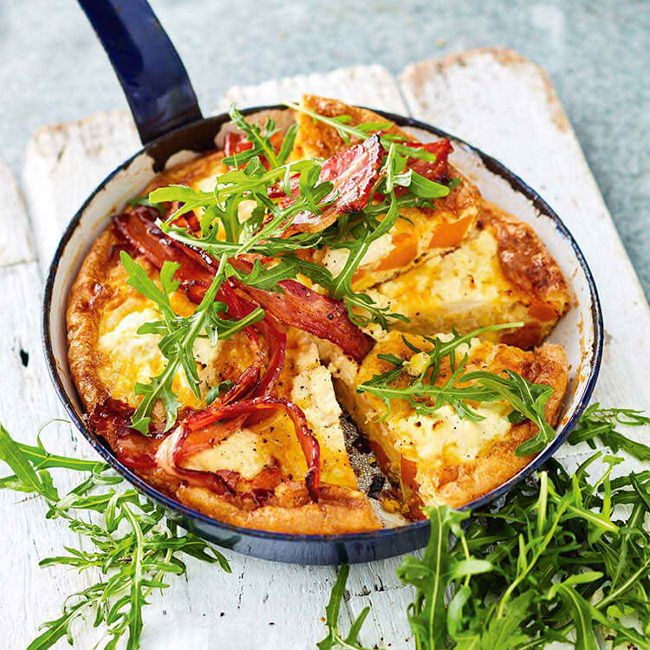 Maple Bacon, Leek & Corn Frittata