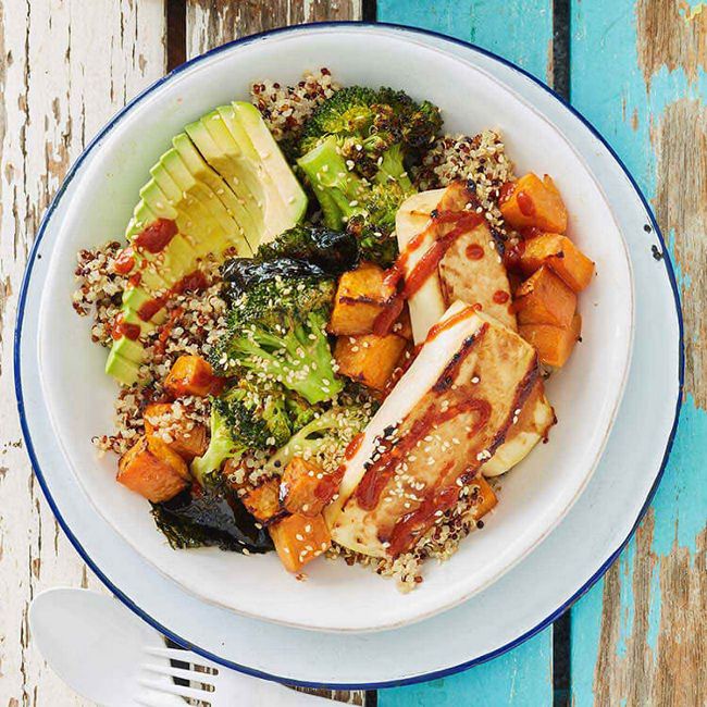 Miso Roast Vegetable Buddha Bowl