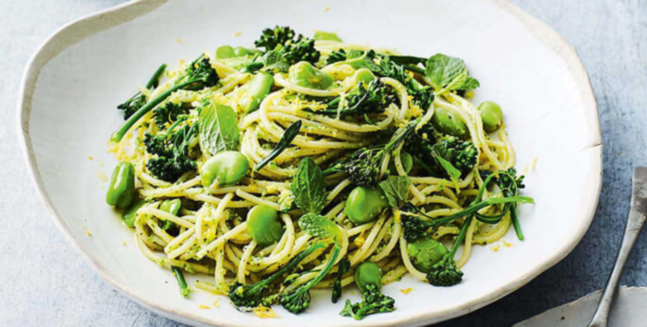 Pasta With Bean & Broccolini Pesto Recipe | Woolworths