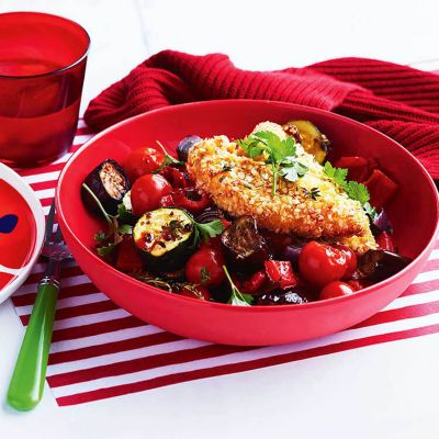 Roast Ratatouille With Chicken