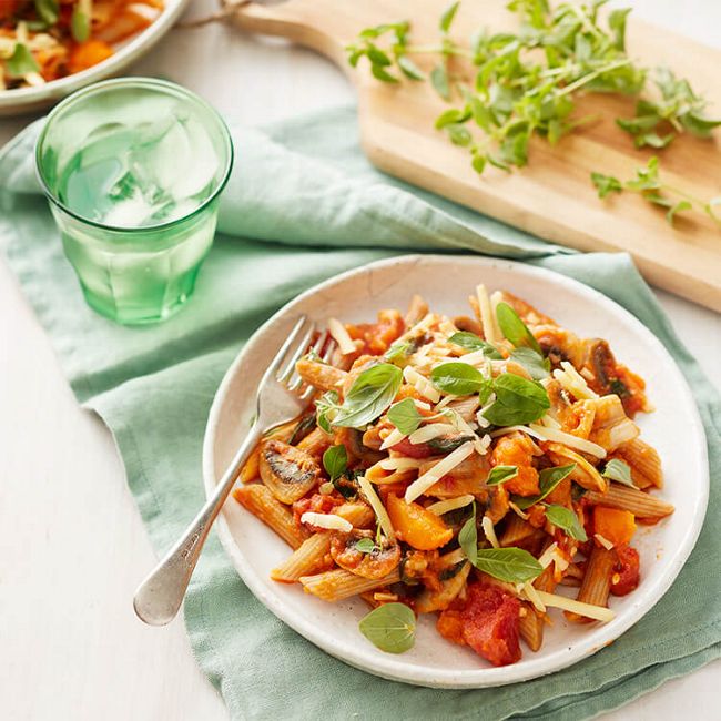 Cheesy Tomato Pasta