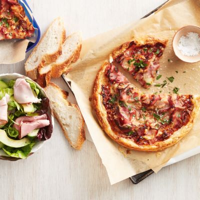 Ham & Gruyere Galette