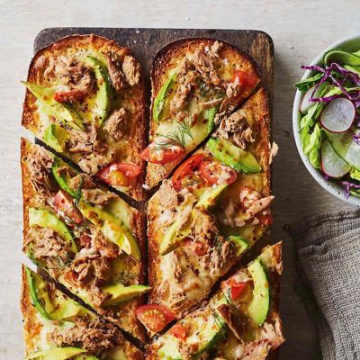 Easy Tuna & Avocado Melts