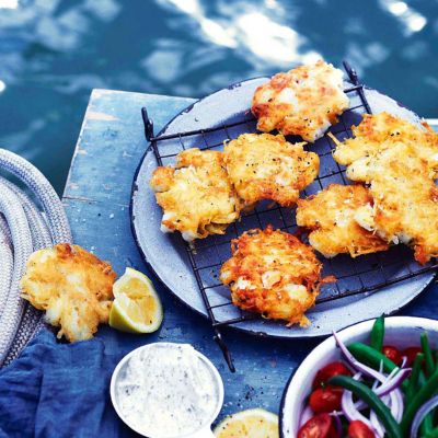 Fish Rosti With Green Bean Salad