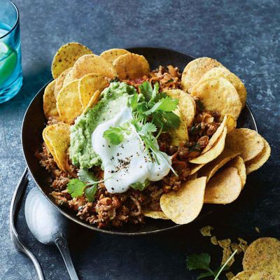 Healthier Turkey Nachos
