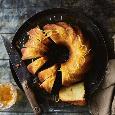 Lemon Tea Syrup Cake