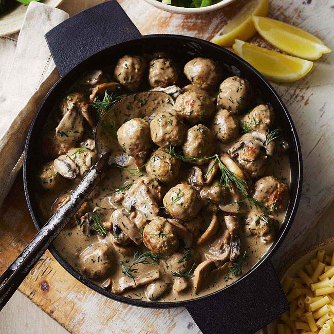 Meatballs In Mushroom Sauce