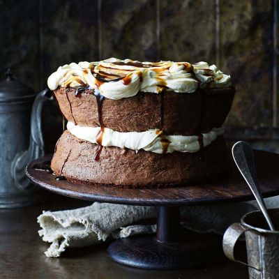 Mocha Sponge With Coffee Syrup
