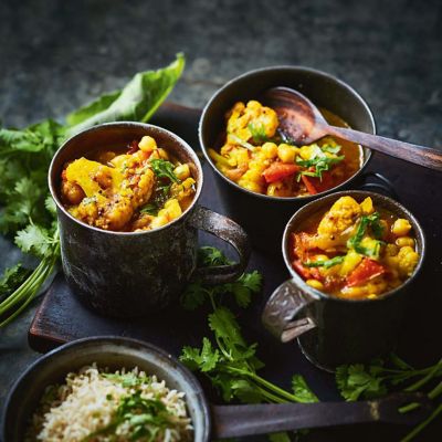 Chickpea & Cauliflower Curry