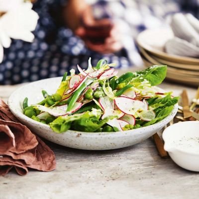Cos, Radish & Bean Salad