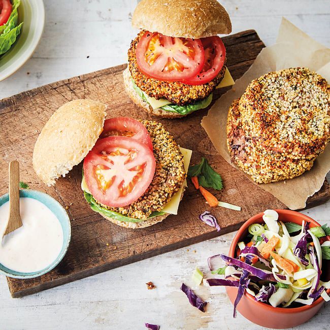 Crumbed Veggie Burgers