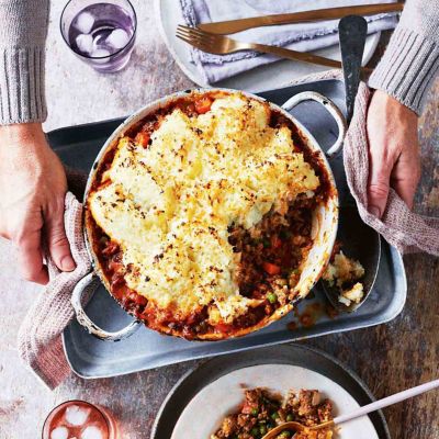 Easy Lamb Pie With Cauliflower Mash