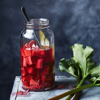 Pickled Rhubarb